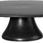 Cake plate black