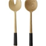 Wooden salad server