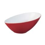 Assymetric bowl red