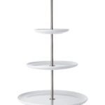 Cake stand 3 level white