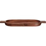 Wooden oval board