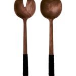 Wooden salad server