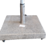 Granite Base With Wheels & S/S Tube