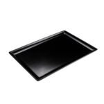 Rectangular tray black melamine