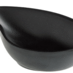 Fingerfood bowl black melamine