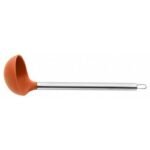 Silicone soup ladle