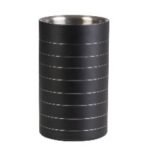 Wine cooler black s/s