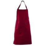 Neck apron bordeaux
