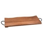 Rectangular Platter With Inox Handles