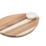 Oval Tray with Melamine Bowl